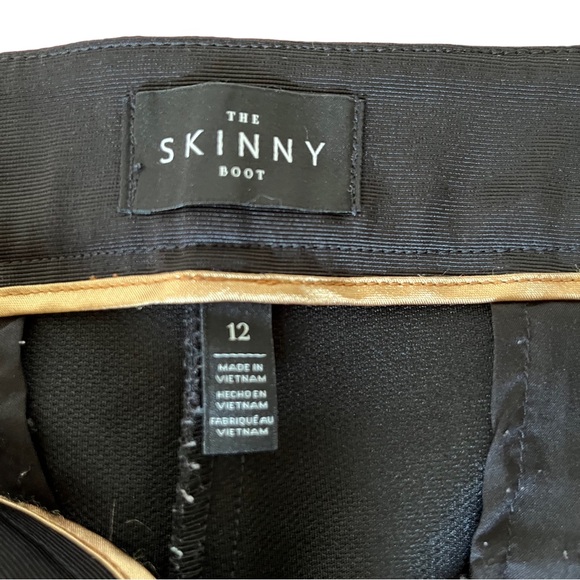 White House Black Market Skinny Boot Pants With Button Details- Size 12 - Picture 7 of 9